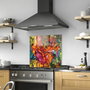 Wallity Pintura Decorativa de Vidrio Templado Multicolor 60 x 60 cm